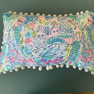 Lilly Pulitzer Blue Pillow